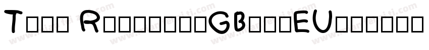 Tumb Regular-GBpc-EU字体转换